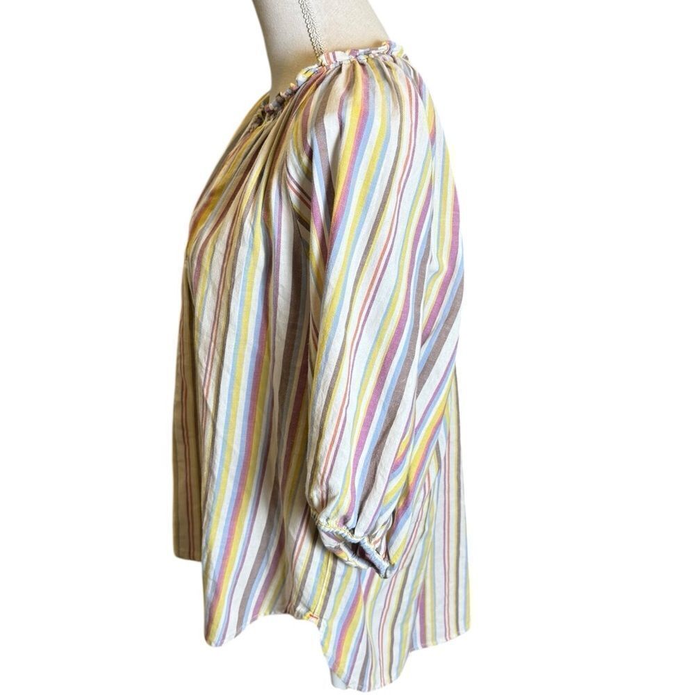 XirenA Jules Top Multicolor Stripe XL - Picture 4 of 7